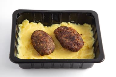 Mal əti kotleti püre ilə
